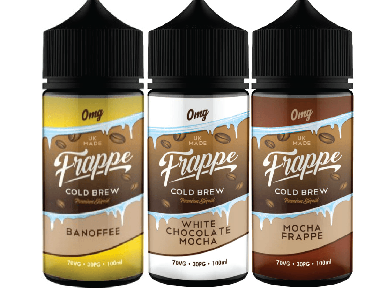 Buy Frappe E Liquid 100ML Vape Juice 0Mg 70/30 Cold Brew Buy 3 get 1 ...